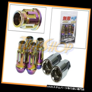 USibg MUTEKI SR48 4zC[bNbOibcZbg12X1.5 1.5 ACORNI[vGhNEO-C U MUTEKI SR48 4 WHEELS LOCK LUG NUTS SET 12X1.5 1.5 ACORN RIMS OPEN END NEO-C U