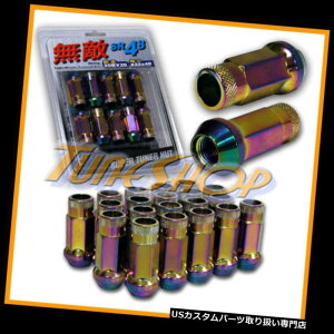 USibg MUTEKI SR48zC[Oibg12X1.25 1.25 ACORNgI[vGh20 NEO-C N MUTEKI SR48 WHEELS LUG NUTS 12X1.25 1.25 ACORN RIM EXTENDED OPEN END 20 NEO-C N