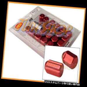 USibg [N[VORS^CvbA~bNOibg12X1.5 M12 1.5bh20 PCS U WORK RACING RS TYPE FORGED ALUMINUM LOCK LUG NUTS 12X1.5 M12 1.5 RED 20 PCS U