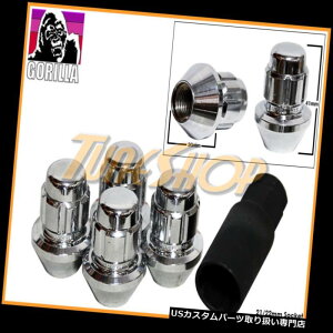 USibg 4bNS^V[gH݌ɃzC[Oibg14 x 1.5hON[ 4 LOCK GORILLA LARGE SEAT FACTORY STOCK WHEELS LUG NUTS 14X1.5 ACORN RIMS CHROME
