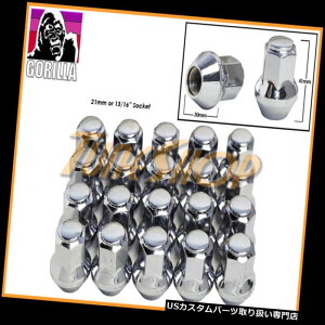 USibg 20S^V[gOEM OEXgbNzC[Oibg14X1.5 M14 ACORNN[ 20 GORILLA LARGE SEAT OEM OE STOCK WHEELS LUG NUTS 14X1.5 M14 ACORN RIMS CHROME