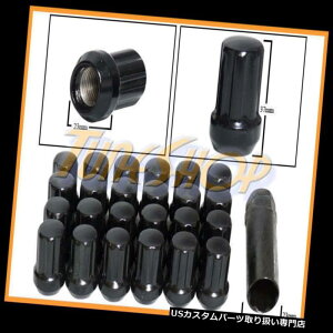 USibg 24 DUPLEX 7 SPLINEzC[bNbOibcL[14X1.5 M14 1.5 ACORN CLOSE END BLACK 24 DUPLEX 7 SPLINE WHEEL LOCK LUG NUTS KEY 14X1.5 M14 1.5 ACORN CLOSE END BLACK
