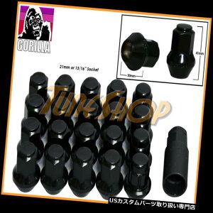 USibg 16 + 4bNS^V[gOEM OE݌ɃzC[Oibg14×1.5 M14ubN 16+4 LOCK GORILLA LARGE SEAT OEM OE STOCK WHEELS LUG NUTS 14X1.5 M14 RIMS BLACK