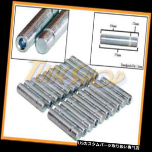 USibg 20 PCSxc57MMgzC[X^bhRo[W12 x 1.5 to 12 x 1.5XN[A_v^[ 20 PCS BENZ 57MM EXTENDED WHEELS STUD CONVERSION 12x1.5 TO 12x1.5 SCREW ADAPTER