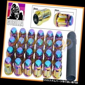 USibg 24 GORILLA SPLINE`[i[bNOibg12X1.5 1.5 ACORNzC[NEO CR CLOSE M 24 GORILLA SPLINE TUNER LOCK LUG NUT 12X1.5 1.5 ACORN WHEELS RIMS NEO CR CLOSE M