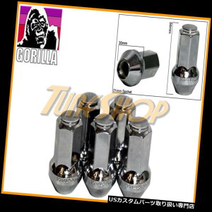USibg 5 GORILLA FORD F150 SVTv^[14 x 2XgbNt@Ng[zC[XLOibgN[ 5 GORILLA FORD F150 SVT RAPTOR 14x2 STOCK FACTORY WHEELS RIMS XL LUG NUTS CHROME