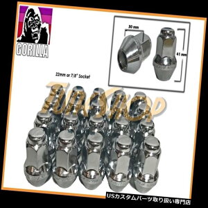 USibg 20 GORILLA EX^V[gt@Ng[XgbNzC[Oibg14X1.5 ACORN RIMS CHROME 20 GORILLA EX LARGE SEAT FACTORY STOCK WHEELS LUG NUTS 14X1.5 ACORN RIMS CHROME