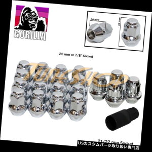 USibg 16 + 4bNS^V[gOEMXgbNzC[Oibg14X1.5 ACORNN[ 16+4 LOCK GORILLA LARGE SEAT OEM STOCK WHEELS LUG NUTS 14X1.5 ACORN RIMS CHROME