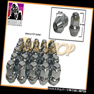 USibg 25 GORILLA EX^V[gt@Ng[XgbNzC[Oibg14X1.5 ACORN RIMS CHROME 25 GORILLA EX LARGE SEAT FACTORY STOCK WHEELS LUG NUTS 14X1.5 ACORN RIMS CHROME