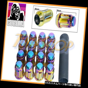 USibg 16SXvC`[i[bNOibg12X1.5 1.5 ACORNzC[NEO CR CLOSE L 16 GORILLA SPLINE TUNER LOCK LUG NUT 12X1.5 1.5 ACORN WHEELS RIMS NEO CR CLOSE L