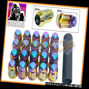 USibg 20 GORILLA SPLINE`[i[bNOibg12X1.5 1.5 ACORNzC[NEO CR CLOSE M 20 GORILLA SPLINE TUNER LOCK LUG NUT 12X1.5 1.5 ACORN WHEELS RIMS NEO CR CLOSE M
