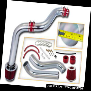USGACe[N Ci[_Ng 92 " - 96"v[hS / Si / SE / Vtech 2.2L / 2.3L L4p3 "RED╗Ce[N+tB^[ 3" RED Cold Air Intake + Filter For 92-96 Prelude S/Si/SE/Vtech 2.2L/2.3L L4