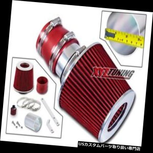 USGACe[N Ci[_Ng 99-05 RED JettaStr[gTTV[gGACe[NC_NVLbg+tB^[3 " 99-05 RED Jetta Golf Beetle TT Short Ram Air Intake Induction Kit + Filter 3"