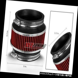 US�G�A�C���e�[�N �C���i�[�_�N�g 3.5 RED�����\�n�C�t���[�R�[���h�G�A�C���e�[�N�o�C�p�X�o���u�t�B���^�[�n�C�h�����b�N 3.5 RED Performance High Flow Cold Air Intake Bypass Valve Filter Hydro Lock �y���s