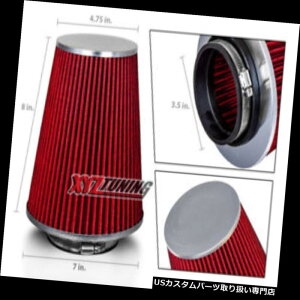 USGACe[N Ci[_Ng 3.5C`3.5 "89 mmCR[gbNptB^[RED Chevy 3.5 Inches 3.5" 89 mm Cold Air Intake Cone Truck Replacement Filter RED Chevy