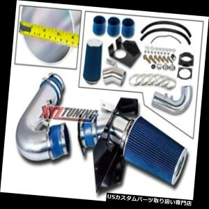 USGACe[N Ci[_Ng 4 "MV[h╗zC+ 97-99 F250 /irQ[^[4.6L / 5.4L V8ptB^[ 4" BLUE Heat Shield Cold Air Intake+Filter For 97-99 F250/Navigator 4.6L/5.4L V8