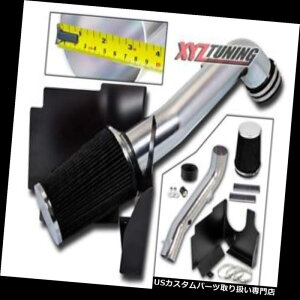 USGACe[N Ci[_Ng 3.5 "01-04Vo[h6.6 L V 8^[{fB[[pubNq[gV[h╗zC 3.5" BLACK Heat Shield Cold Air Intake For 01-04 Silverado 6.6L V8 Turbo Diesel