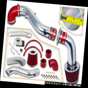 USGACe[N Ci[_Ng 3 "98-03GXR[gZX2 2.0L L4 DOHĈ߂̐Ԃ₽CULbg+tB^[ 3" RED Cold Air Intake Induction Kit + Filter For 98-03 Escort ZX2 2.0L L4 DOHC