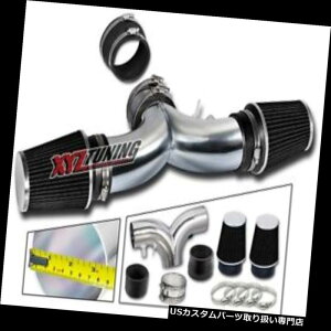 USGACe[N Ci[_Ng 3.5 "ubNfAcCV[gGACe[N+ 94-96Cp/JvXV8ptB^[ 3.5" BLACK Dual Twin Short Ram Air Intake + Filter For 94-96 Impala/Caprice V8