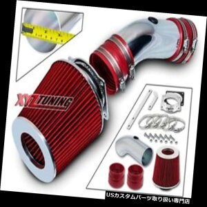USGACe[N Ci[_Ng 92-95sȌ4.6L V8̂߂̐ԂZRamC̗ULbg+tB^[ RED Short Ram Air Intake Induction Kit +Filter For 92-95 Grand Marquis 4.6L V8