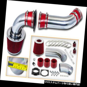 USGACe[N Ci[_Ng 3 "Ԃ₽Cꃌ[XVXe+ 97-00̒T4.0L V6 SOHĈ߂̃tB^[ 3" RED Cold Air Intake Racing System + Filter For 97-00 Explorer 4.0L V6 SOHC