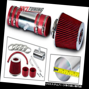 USGACe[N Ci[_Ng 09-11go[X3.6L V6̂߂̐ԂZRamC̗ULbg+tB^[ RED Short Ram Air Intake Induction Kit + Filter For 09-11 Traverse 3.6L V6