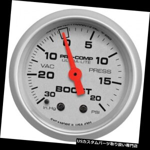^R[^[ I[g[^[4301jo[TEgCg2-1 / 16 "u[Xg/oL[30 IN HG / 20 PSIQ[W Auto Meter 4301 Universal Ultra-Lite 2-1/16" Boost/Vacuum 30 IN HG/20 PSI Gauge