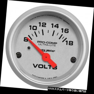 ^R[^[ I[g[^[4391zCgGA[RAjo[T2-1 / 16 "dv8-18VQ[W Auto Meter 4391 White Air-Core Universal 2-1/16" Voltmeter 8-18V Gauge