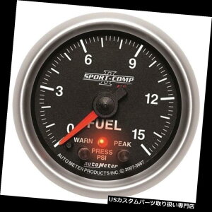 ^R[^[ I[g[^[3667X|[cRvII 2 1/16 "dCR͌v0-15 PSI Auto Meter 3667 Sport Comp II 2 1/16" Electric Fuel Pressure Gauge 0-15 PSI