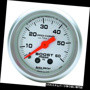 ^R[^[ I[g[^[4305EgCg2 1/16 "JjJu[XgQ[W0-60 PSI Auto Meter 4305 Ultra Lite 2 1/16" Mechanical Boost Gauge 0-60 PSI