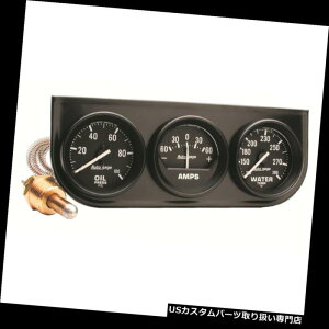 ^R[^[ I[g[^[2393jo[TI[gQ[W2-1 / 16 "IC/Av/EH[^[Q[WubNR\[ Auto Meter 2393 Universal Autogage 2-1/16" Oil/Amp/Water Gauge Black Console