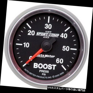 ^R[^[ I[g[^[3605JjJ2-1 / 16 "Sport-Comp IIu[XgQ[WA0-60 PSI Auto Meter 3605 Mechanical 2-1/16" Sport-Comp II Boost Gauge, 0-60 PSI