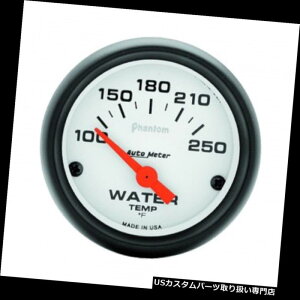 タコメーター オートメーター5737ユニバーサルファントム空芯100-250 F2-1 / 16 "水温計 Auto Meter 5737 Universal Phantom Air-Core 100-250 °F 2-1/16" Water Temp. Gauge