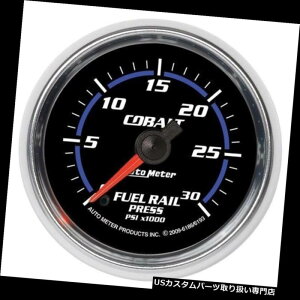 タコメーター 自動メートル6186のコバルト2 1/16 "電気ディーゼル柵の圧力計0-30,000 PSI Auto Meter 6186 Cobalt 2 1/16" Electric Diesel Rail Pressure Gauge 0-30,000 PSI