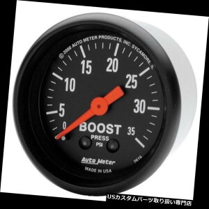 タコメーター オートメーター2616 Zシリーズ2 1/16 "メカニカルブーストゲージ0-35 PSI Auto Meter 2616 Z Series 2 1/16" Mechanical Boost Gauge 0-35 PSI