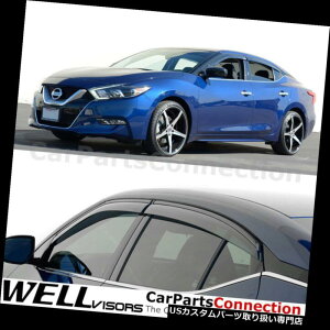 �x���g�o�C�U�[ �h�A�o�C�U�[ ���C���K�[�h ���Y�}�L�V�}�T�C�h�f�t���N�^�[�pWellVisors�E�B���h�E�o�C�U�[16-18 WellVisors Window Visors 16-18 For Nissan Maxima Side Deflectors �y���s�A���i�z