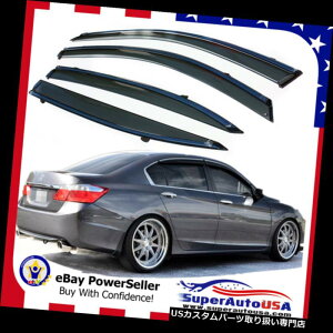 xgoCU[ hAoCU[ CK[h Honda Accord 2013-2017 OEX^CEBhExgoCU[TCEBhftN^ɃtBbg Fit Honda Accord 2013-2017 OE Style Window Vent Visors Sun Rain W