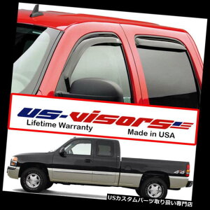 xgoCU[ hAoCU[ CK[h č - oCU[1999 - 2007 GMCVGgLuEBhEC`lxgoCU[4 US-Visors 1999-2007 GMC Sierra Extended Cab Window In-Channel Vent Visors 4pc