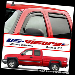 xgoCU[ hAoCU[ CK[h č - oCU[1999 - 2007NV{[Vo[hgLuEBhEC`lxgoCU[ US-Visors 1999-2007 Chevy Silverado Extended Cab Window In-Ch