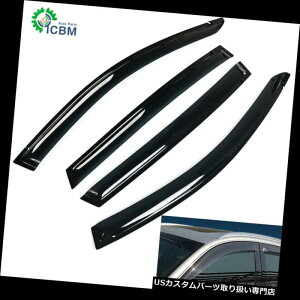 xgoCU[ hAoCU[ CK[h g^RAV4 13-18̂߂4{̃xgoCU[hAEBhETCK[hEBhfBtN^[ 4pcs Vent Visor Door Window Sun Rain Guard Wind Deflectors
