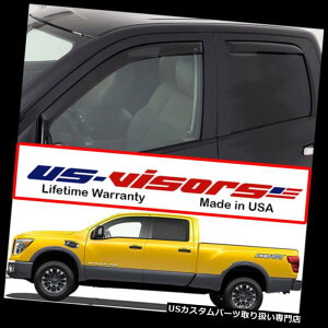 xgoCU[ hAoCU[ CK[h US-VisorsEBhExgoCU[K[hC`ltBbg2016-18Y^C^N[Lu US-Visors Window Vent Visors Guards In-Channel fit 2016-18 Nissan Ti