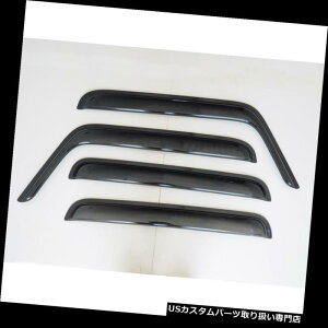 ベントバイザー ドアバイザー レインガード MAKウィンドウバイザーレインサンガードベントスモークシェード07-2015用ジープラングラーJK MAK Window Visors Rain Sun Guard Vent Smoke Shade For 07-2015 Jeep Wrang