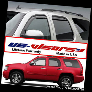 ベントバイザー ドアバイザー レインガード 米国 - バイザー2007-2014年シボレータホウィンドウベントバイザーインチャネルレインガード4-Pc US-Visors 2007-2014 Chevy Tahoe Window Vent Visors In-Channel Rain G