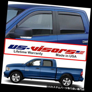 xgoCU[ hAoCU[ CK[h č - oCU[2009-2018 Dodge Ram Crew CabC`lEBhExgoCU[CK[h US-Visors 2009-2018 Dodge Ram Crew Cab In-Channel Window Vent Visors Rain 