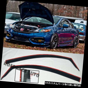 xgoCU[ hAoCU[ CK[h 12-15z_VrbNN[yC`lCK[hV[hxgTChEBhEoCU[p For 12-15 Honda Civic Coupe In-Channel Rain Guard Shield Vent Si