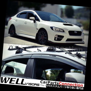xgoCU[ hAoCU[ CK[h XoWRX STITChftN^[pWellVisorsEBhEoCU[15-18 WellVisors Window Visors 15-18 For Subaru WRX STI Side Deflectors