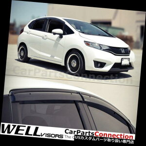 xgoCU[ hAoCU[ CK[h z_tBbgToCU[ftN^[pWellVisorsEBhEoCU[15-18 WellVisors Window Visors 15-18 For Honda Fit Sun Visors Deflectors