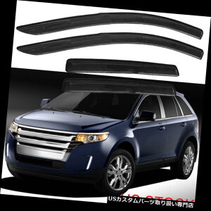xgoCU[ hAoCU[ CK[h X[NxgCVF[hEBhEoCU[AtH[hGbW/J[MKXpe[vI2007-2012 Smoke Vent Rain Shade Window Visors Tape-On for Ford Edg