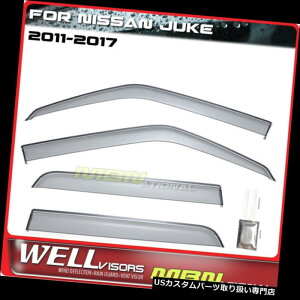 xgoCU[ hAoCU[ CK[h YW[N11-17EBhEoCU[̂߂Wellvisors Rain Sun Wind Deflectors Wellvisors Rain Sun Wind Deflectors For Nissan Juke 11-17 Window Visors
