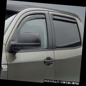 xgoCU[ hAoCU[ CK[h 575191 EGRC`lxgoCU[CK[hg^chN[}bNX2007-2018 575191 EGR In-Channel Vent Visor Rain Guards Toyota Tundra CrewMax 2007-2018